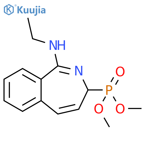 Phosphonic acid, [1-(ethylamino)-3H-2-benzazepin-3-yl]-, dimethyl ester (9CI) structure
