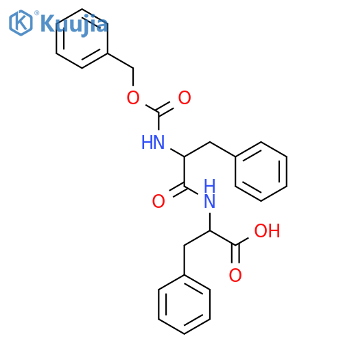 N-Carbobenzoxy-L-phenylalanyl-L-phenylalanine structure