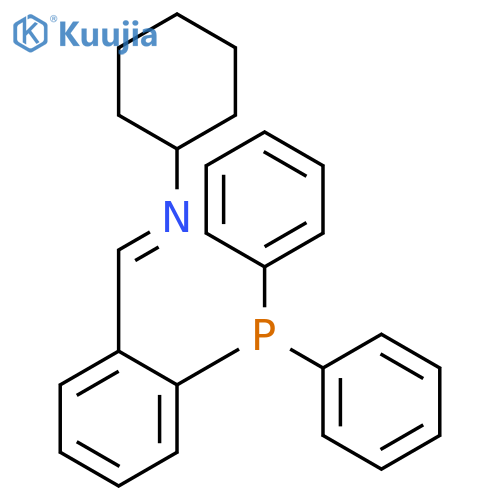 (NE)-N-{[2-(Diphenylphosphanyl)phenyl]methylidene}cyclohexanamine structure