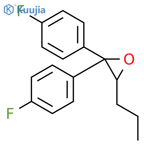 Oxirane, 2,2-bis(4-fluorophenyl)-3-propyl- structure