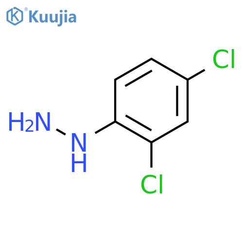(2,4-Dichlorophenyl)hydrazine structure