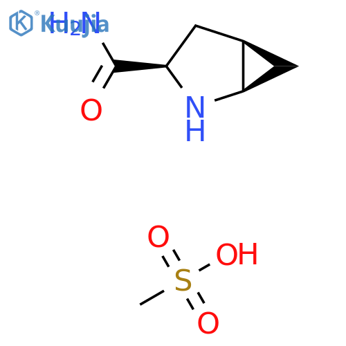 D-cis-4,5-methanoprolineamide methanesulfonic acid salt structure