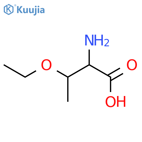 (2S,3S)-2-Amino-3-ethoxybutanoic acid structure