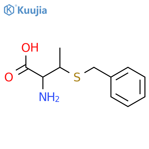(2R,3S)-2-Amino-3-(benzylthio)butanoic acid structure