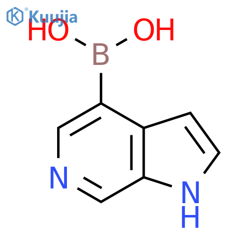 {1H-pyrrolo[2,3-c]pyridin-4-yl}boronic acid structure