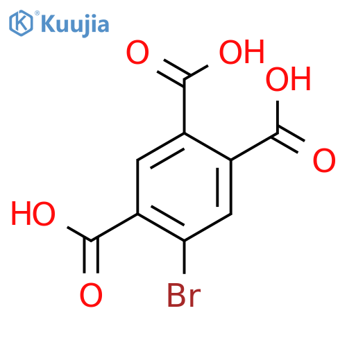5-bromobenzene-1,2,4-tricarboxylic acid structure