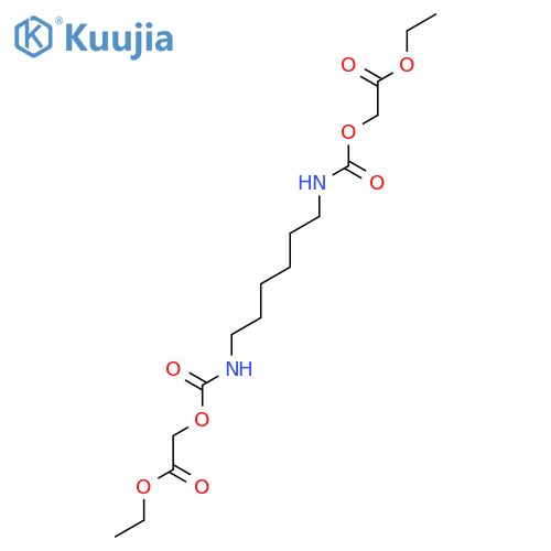 Diethyl 4,13-dioxo-3,14-dioxa-5,12-diazahexadecane-1,16-dioate structure