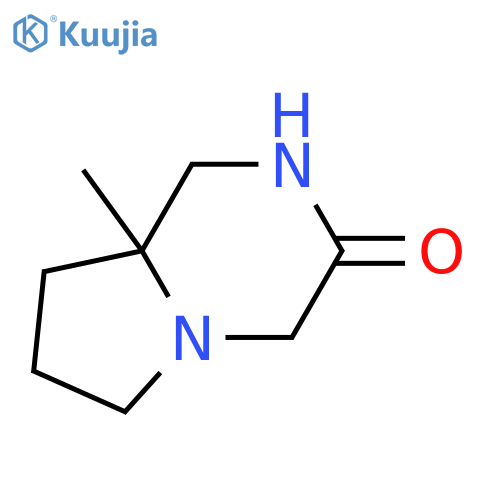 8a-methyl-octahydropyrrolo[1,2-a]piperazin-3-one structure