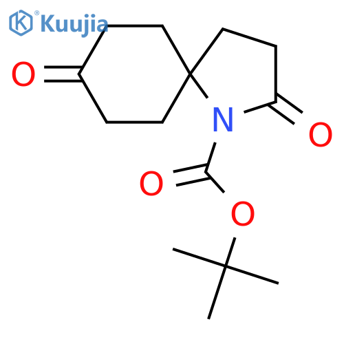 Tert-butyl 2,8-dioxo-1-azaspiro[4.5]decane-1-carboxylate structure
