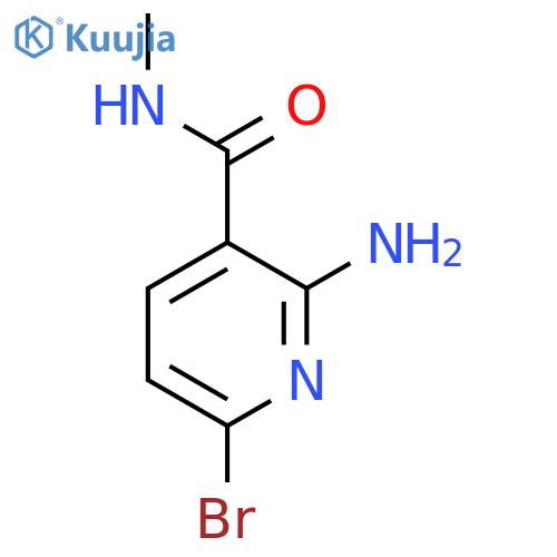 2-Amino-6-bromo-N-methylnicotinamide structure