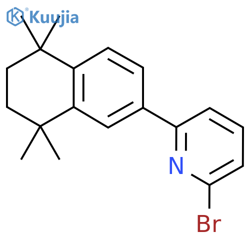 2-Bromo-6-(5,5,8,8-tetramethyl-5,6,7,8-tetrahydronaphthalen-2-yl)pyridine structure