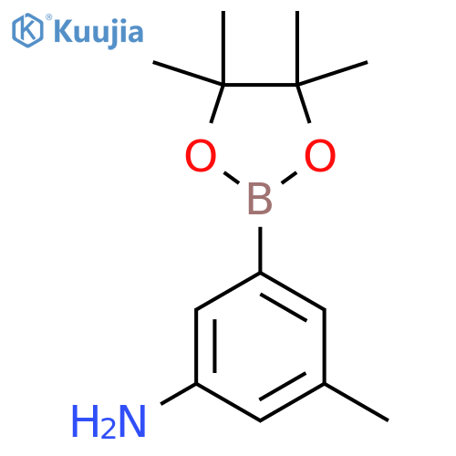 3-Methyl-5-(4,4,5,5-tetramethyl-1,3,2-dioxaborolan-2-yl)aniline structure