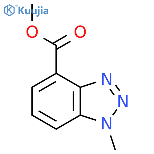 Methyl 1-methyl-1H-benzo[d][1,2,3]triazole-4-carboxylate structure