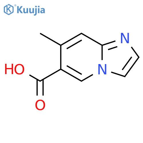 7-methyl-Imidazo[1,2-a]pyridine-6-carboxylic acid structure