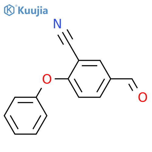 5-Formyl-2-hydroxybenzoic acid; Ph ether, nitrile structure