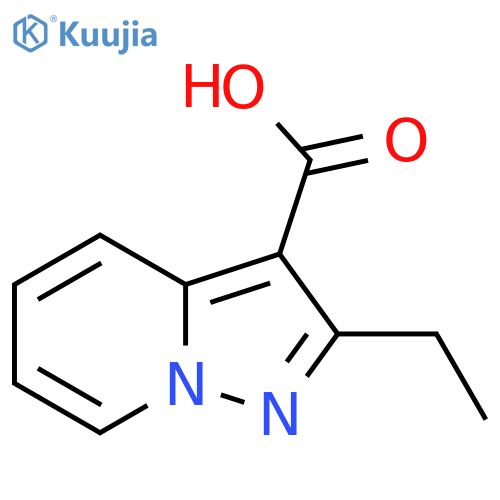 2-Ethylpyrazolo[1,5-a]pyridine-3-carboxylic acid structure