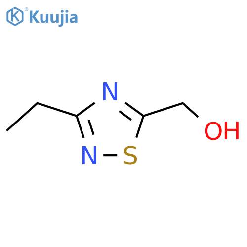 (3-Ethyl-1,2,4-thiadiazol-5-yl)methanol structure