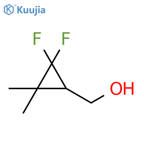 (2,2-difluoro-3,3-dimethylcyclopropyl)methanol structure