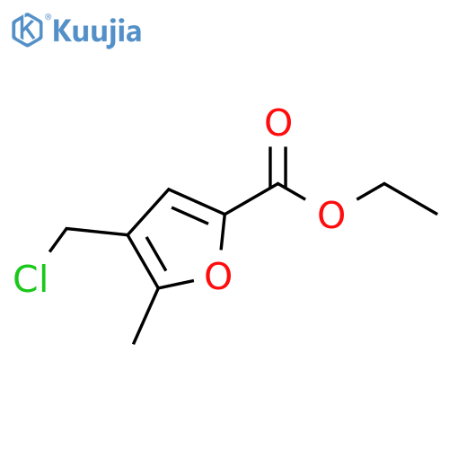 Ethyl 4-(chloromethyl)-5-methyl-2-furoate structure