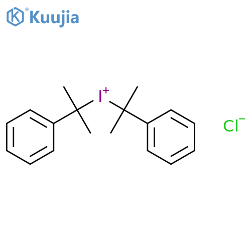 Iodonium, bis(1-methyl-1-phenylethyl)-, chloride structure