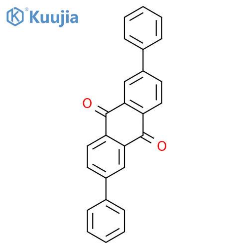 9,10-Anthracenedione, 2,6-diphenyl- structure