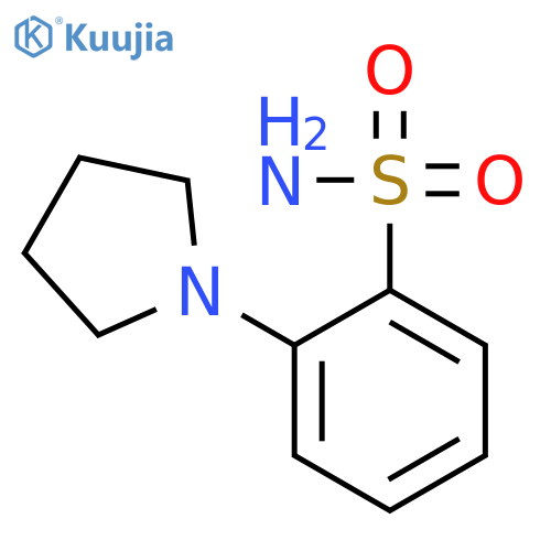 2-(pyrrolidin-1-yl)benzene-1-sulfonamide structure