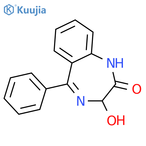 2H-1,4-Benzodiazepin-2-one,1,3-dihydro-3-hydroxy-5-phenyl- structure