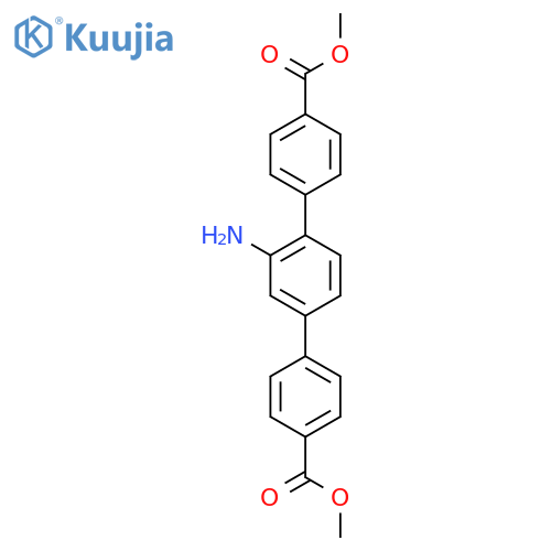 Dimethyl 2'-amino-[1,1':4',1''-terphenyl]-4,4''-dicarboxylate structure