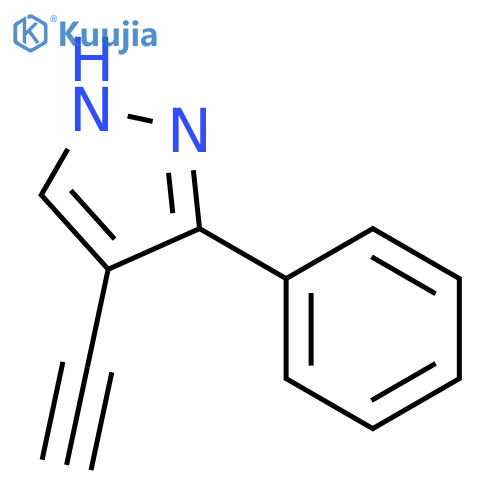 4-ethynyl-3-phenyl-1H-pyrazole structure