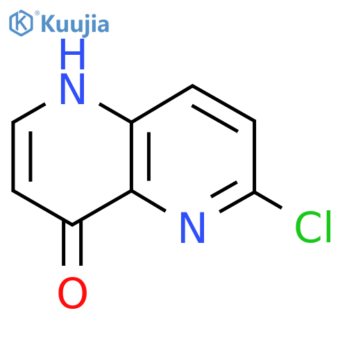 6-chloro-1,4-dihydro-1,5-naphthyridin-4-one structure