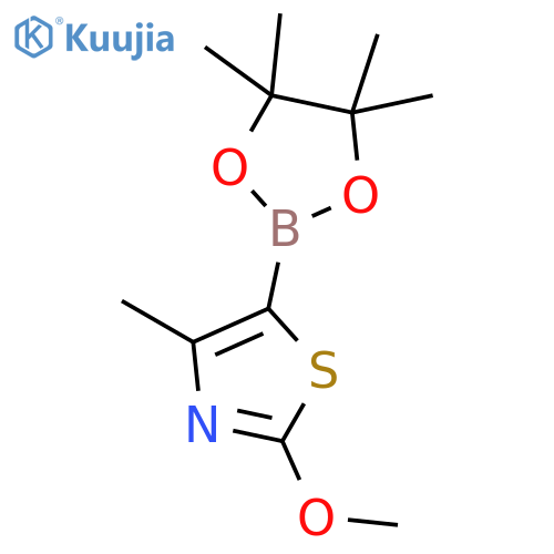 2-Methoxy-4-methyl-5-(4,4,5,5-tetramethyl-1,3,2-dioxaborolan-2-yl)-1,3-thiazole structure