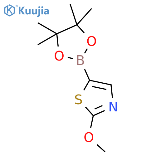 2-Methoxy-5-(4,4,5,5-tetramethyl-1,3,2-dioxaborolan-2-yl)-1,3-thiazole structure
