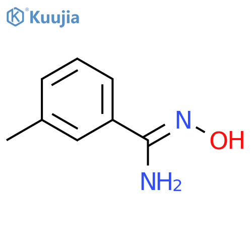 (Z)-N'-hydroxy-3-methylbenzene-1-carboximidamide structure