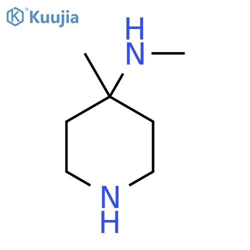 N,4-dimethylpiperidin-4-amine structure