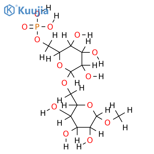 Me glycoside,6'-phosphate-6-O-alpha-D-Mannopyranosyl-D-mannose structure