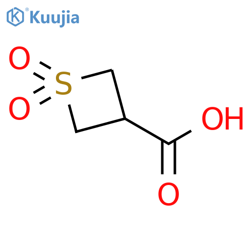 1,1-dioxo-1λ?-thietane-3-carboxylic acid structure