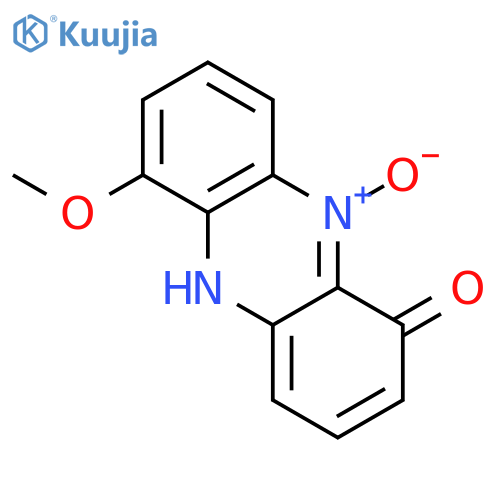 1-Phenazinol,6-methoxy-, 10-oxide structure