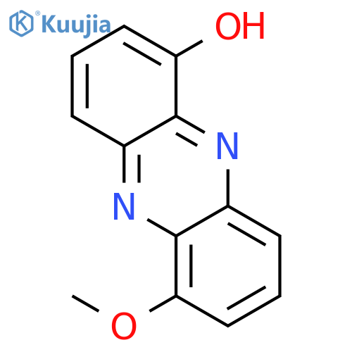 1-hydroxy-6-methoxyphenazine structure