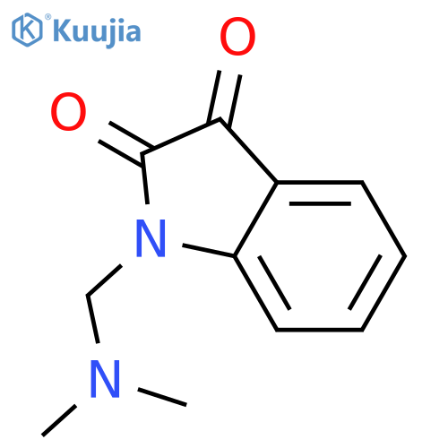 1-(Dimethylamino)methyl-1H-indole-2,3-dione structure