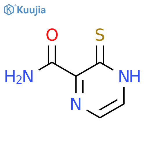 2-Pyrazinecarboxamide,3,4-dihydro-3-thioxo- structure