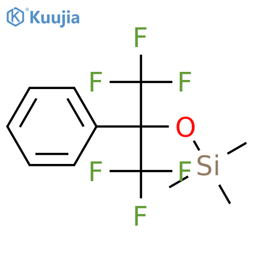 [(1,1,1,3,3,3-Hexafluoro-2-phenylpropan-2-yl)oxy](trimethyl)silane structure