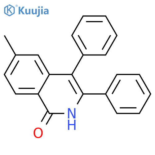 1(2H)-Isoquinolinone, 6-methyl-3,4-diphenyl- structure