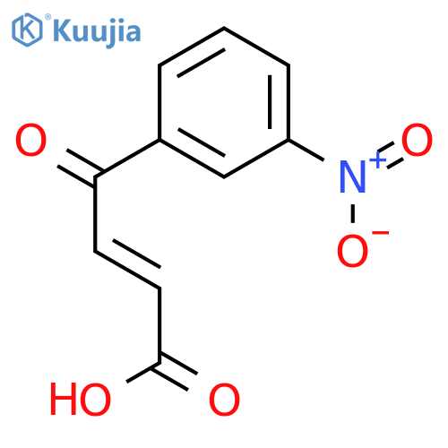 2-Butenoic acid,4-(3-nitrophenyl)-4-oxo- structure