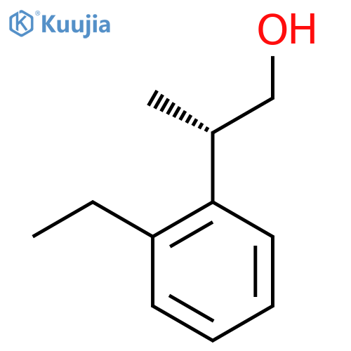(2S)-2-(2-ethylphenyl)propan-1-ol structure