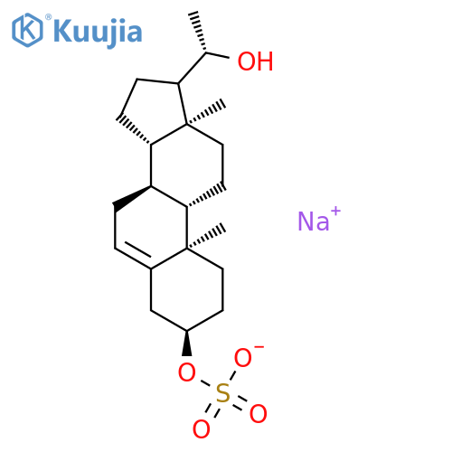 20α-Dihydro Pregnenolone 3-Sulfate Sodium Salt structure