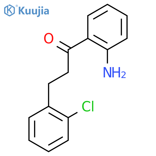 1-(2-Aminophenyl)-3-(2-chlorophenyl)propan-1-one structure