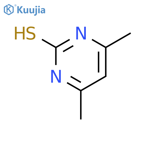 2-Pyrimidinethiol,4,6-dimethyl- structure