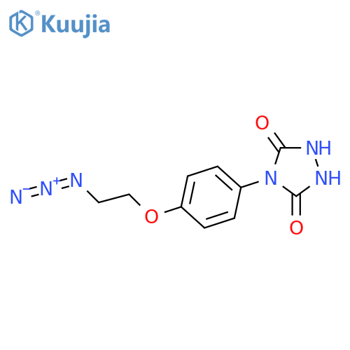 4-(4-(2-Azidoethoxy)phenyl)-1,2,4-triazolidine-3,5-dione structure