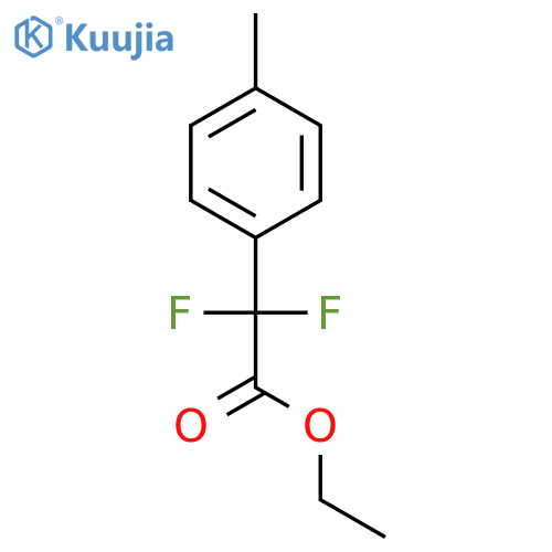 ethyl 2,2-difluoro-2-(p-tolyl)acetate structure