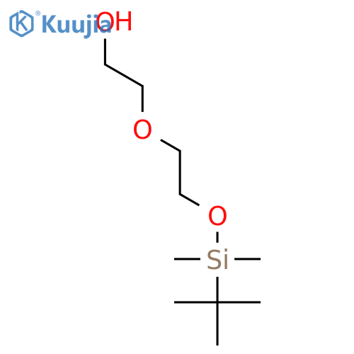 Ethanol, 2-[2-[[(1,1-dimethylethyl)dimethylsilyl]oxy]ethoxy]- structure
